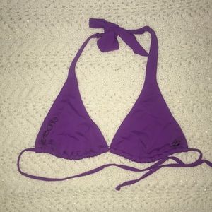 Purple billabong triangle swim top